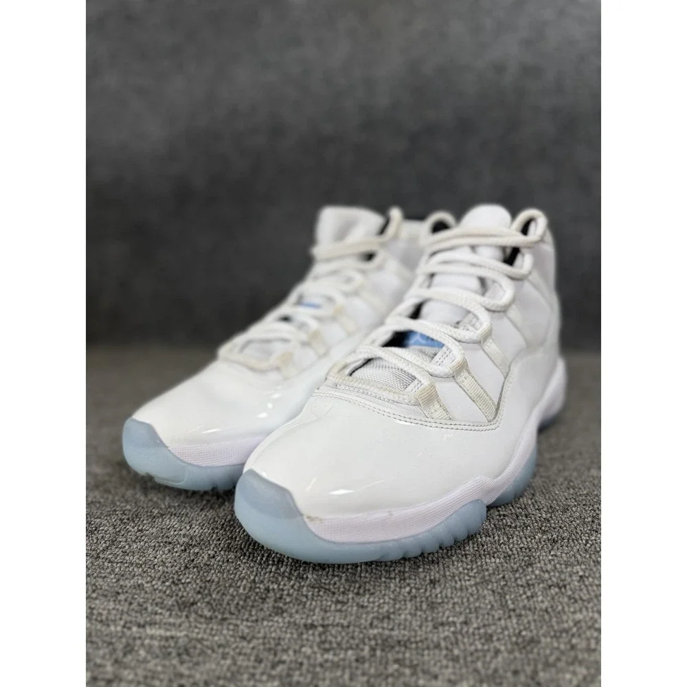 Jordan Air Jordan 11 Retro Legend Blue Shoes Mens 9.5 White Sneakers CT8012-104